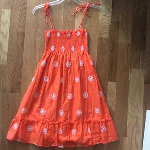 J Crew orange dress
